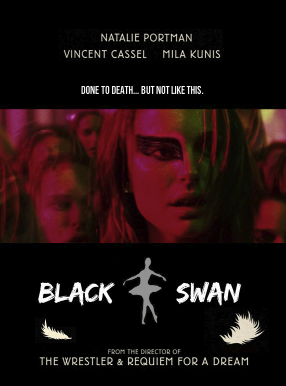 Fan Poster for Darren Aronofsky's Ballet Horror Black Swan